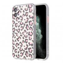 Kryt s leopardím vzorem pro iPhone 11 Pro Max - růžový