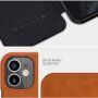 Nillkin Qin peněženkové pouzdro z PU kůže pro iPhone 12 mini - černé