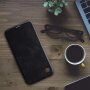 Nillkin Qin peněženkové pouzdro z PU kůže pro iPhone 12 / 12 Pro - černé
