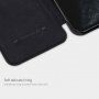 Nillkin Qin peněženkové pouzdro z PU kůže pro iPhone 12 / 12 Pro - tmavě modré