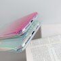 Vroubkovaný měňavý kryt s metalickým leskem pro iPhone 12 mini - zelený