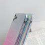 Vroubkovaný měňavý kryt s metalickým leskem pro iPhone 12 mini - zelený