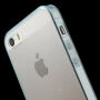 Ultratenký 0,5 mm obal pro Apple iPhone 5 / 5S / SE (2016) - tyrkysový