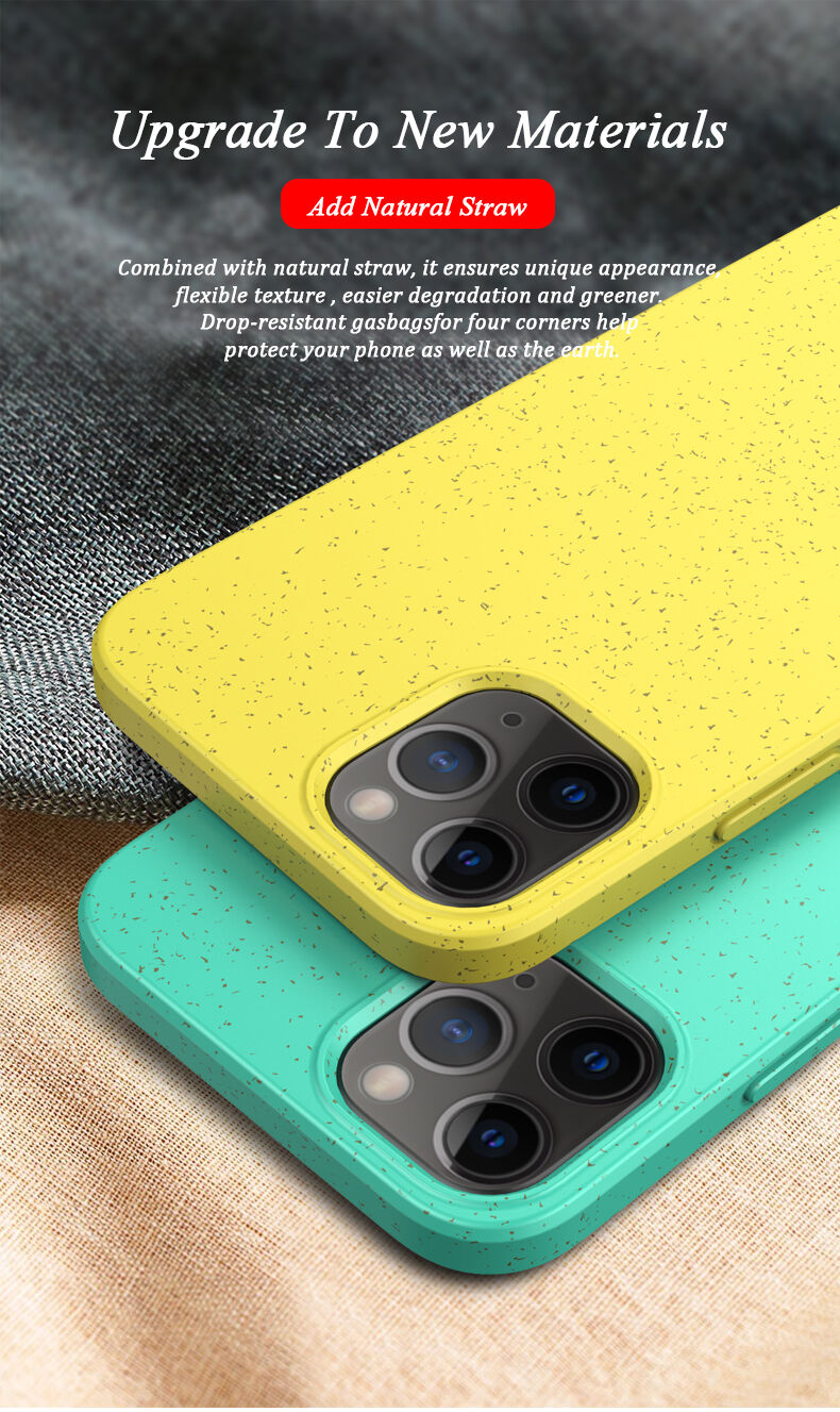 Matný ekologicky rozložitelný kryt pro iPhone 12 Pro Max - růžový