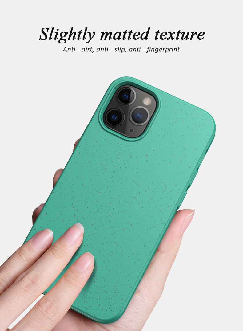 Matný ekologicky rozložitelný kryt pro iPhone 12 Pro Max - růžový
