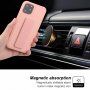 Kryt s funkcí stojánku / úchytu pro iPhone 12 / 12 Pro - růžový