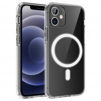 Kryt s magnetickým kruhem pro iPhone 12 Pro Max - transparentní