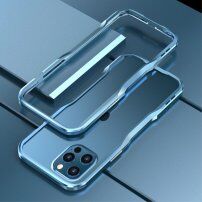 Luphie ochranný kovový rámeček pro iPhone 12 / 12 Pro - modrý