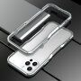 Luphie ochranný kovový rámeček pro iPhone 12 / 12 Pro - stříbrný
