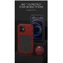 Love Mei super odolné pouzdro proti nárazu / vodě / prachu pro iPhone 12 mini - černé