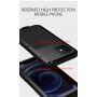Love Mei super odolné pouzdro proti nárazu / vodě / prachu pro iPhone 12 mini - černé