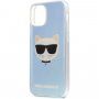 Karl Lagerfeld Choupette Head měňavý kryt pro iPhone 12 mini - duhový