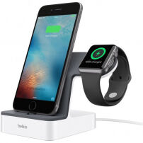 Belkin Valet nabíjecí stojánek pro Apple Watch a iPhone - bílý
