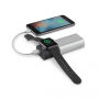 Belkin powerbanka s integrovaným magnetickým nabíjením pro iPhone / Apple Watch - stříbrná