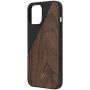 Native Union Clic Wooden dřevěný kryt pro iPhone 12 Pro Max - hnědočerný