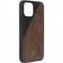 Native Union Clic Wooden dřevěný kryt pro iPhone 12 Pro Max - hnědočerný