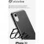 Cellularline Elite kryt z PU kůže pro iPhone XR - černý