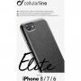 Cellularline Elite kryt z PU kůže pro iPhone 6 / 7 / 8 / SE (2020/2022) - černý