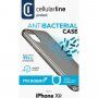 Cellularline Antimicrob antimikrobiální kryt z měkkého plastu pro iPhone XR - černý