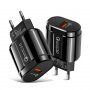 Rychlonabíjecí adaptér 18W QC 3.0 pro bezdrátové stojánky - černý