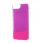 Přesýpací kryt svítící ve tmě pro iPhone 6 Plus / 7 Plus / 8 Plus - purpurový