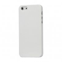 Matný pogumovaný kryt pro iPhone 5 / 5S / SE (2016) - bílý