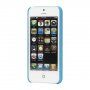 Matný pogumovaný kryt pro iPhone 5 / 5S / SE (2016) - světle modrý