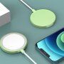 Ochranný transparentní obal pro MagSafe nabíječku - zelený