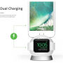 iOttie OmniBolt nabíjecí stojánek pro Apple Watch / iPhone - bílý