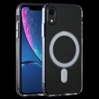 Kryt z tvrdého plastu s magnetickým kruhem pro iPhone XR - transparentní 