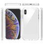 Nárazuvzdorné dvoubarevné transparentní pouzdro pro iPhone XS Max - černé
