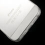 Ultratenký 0,5 mm kryt pro Apple iPhone 5 / 5S / SE (2016) - průhledný