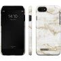 iDeal of Sweden Golden Pearl Marble kryt pro iPhone 6 / 6S / 7 / 8 / SE (2020/2022) - bílý