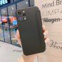 Peněženkové pouzdro ze silikonu a PU kůže pro iPhone 12 mini - černé
