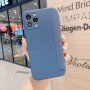 Peněženkové pouzdro ze silikonu a PU kůže pro iPhone 12 mini - modré