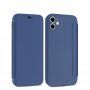 Flipové silikonové pouzdro s kapsou na kartu pro iPhone 11 - modré