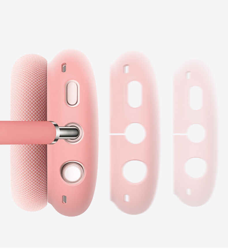 Silikonové kryty sluchátek pro AirPods Max 1 / 2 - černé