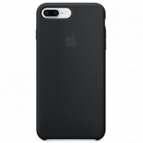 Originální silikonový kryt pro Apple iPhone 8 Plus / 7 Plus - černý