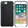 Originální silikonový kryt pro Apple iPhone 8 Plus / 7 Plus - černý