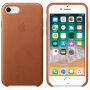 Originální kožené pouzdro pro Apple iPhone SE (2020/2022) / 8 / 7 - sedlově hnědé