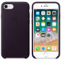 Originální kožené pouzdro pro Apple iPhone SE (2020/2022) / 8 / 7 - fialové