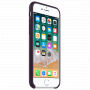 Originální kožené pouzdro pro Apple iPhone SE (2020/2022) / 8 / 7 - fialové