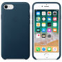 Originální kožené pouzdro pro Apple iPhone SE (2020/2022) / 8 / 7 - vesmírně modré