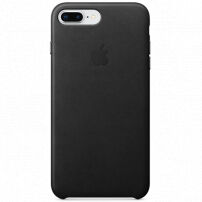 Originální kožené pouzdro pro Apple iPhone 8 Plus / 7 Plus - černé