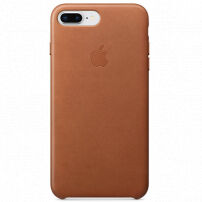 Originální kožené pouzdro pro Apple iPhone 8 Plus / 7 Plus - sedlově hnědé