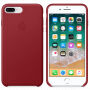 Originální kožené pouzdro pro Apple iPhone 8 Plus / 7 Plus - červené