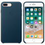 Originální kožené pouzdro pro Apple iPhone 8 Plus / 7 Plus - vesmírně modré