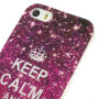 Elegantní kryt na Apple iPhone 5 / 5S / SE (2016) - Keep Calm and Sparkle