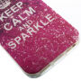 Elegantní kryt na Apple iPhone 5 / 5S / SE (2016) - Keep Calm and Sparkle