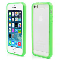 Obal bumper pro Apple iPhone 5 / 5S / SE (2016) - zelené